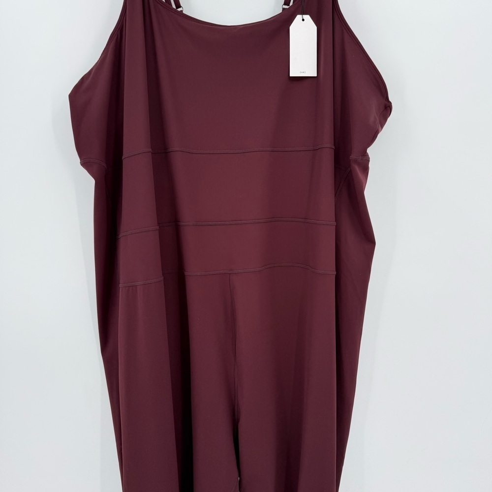 Universal Standard GAME Next-to-Naked Bodysuit in Black Cherry Size 4XL, 38-40 - Picture 7 of 13